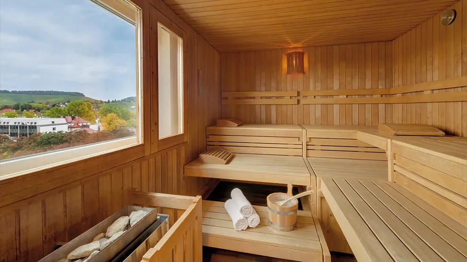 Entspannen in der Hotelsauna